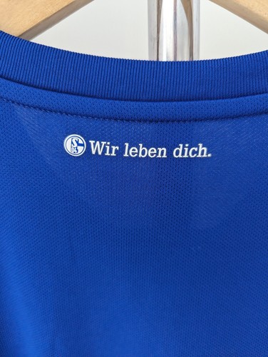 Schalke 04 2019/20 Home Football Shirt Umbro Bundesliga Size Large - Picture 7 of 9