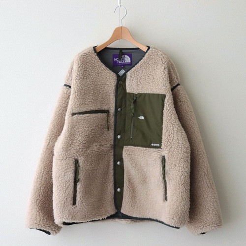 2022 AW The North Face Purple Label Wool Boa Fleece Field Cardigan NA2250N New