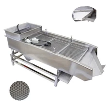 Commercial Vibrating Sifter (Two Motor+10&5mm 2-Layer)Electric Screening Straine