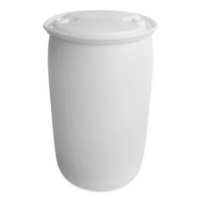 220 L Fass Spundfass Regentonne Wasserfass Regenwasserfass Plastiktonne natur.
