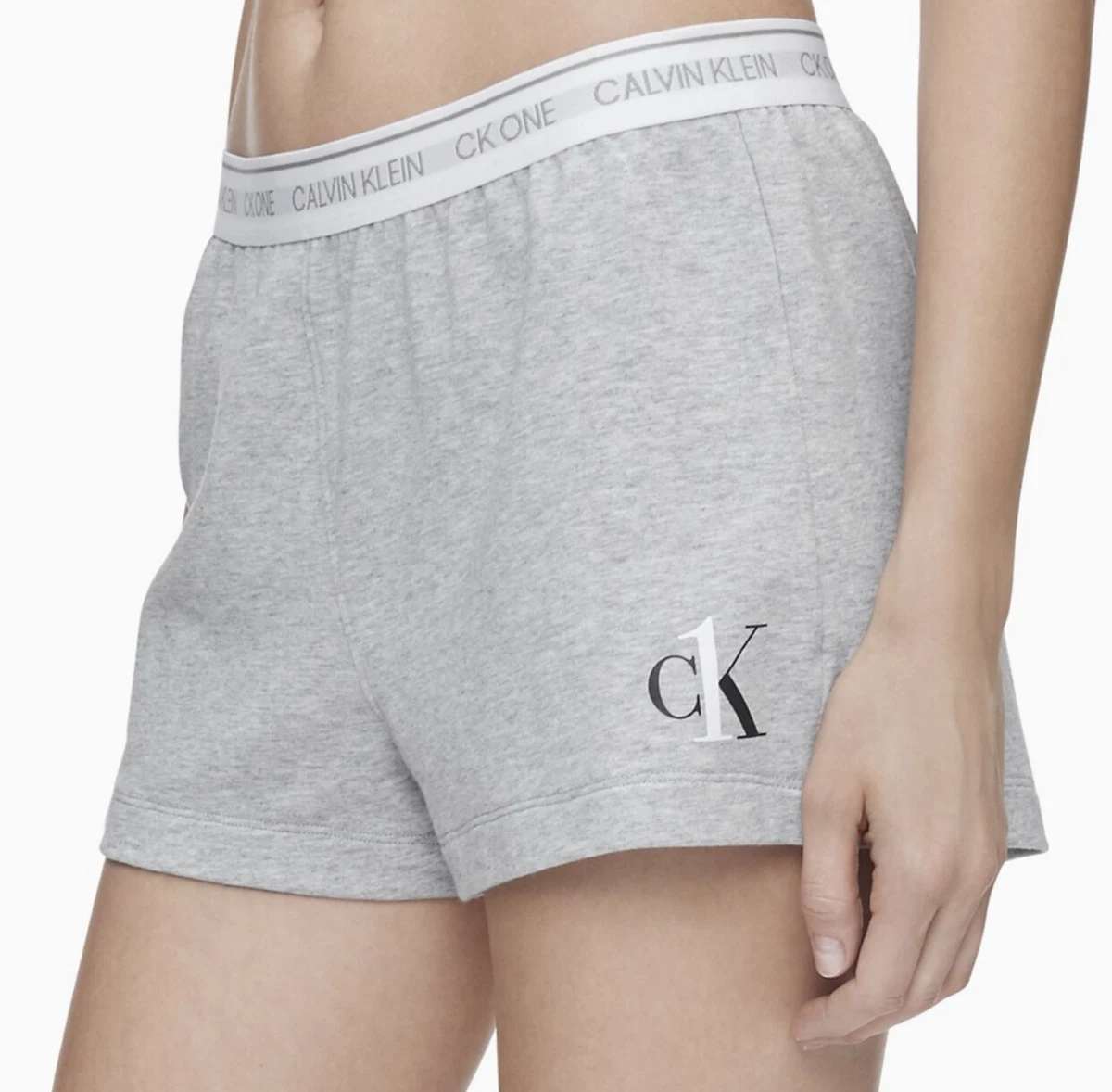 Calvin Klein Women's Underwear ONE Sleep Shorts Grey Heather Size  QS6428-020 | eBay