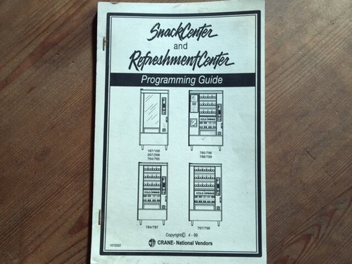 Program Guide 764 765 785 787 + Crane National Polyvend Vending Machines - 第 1/1 張圖片