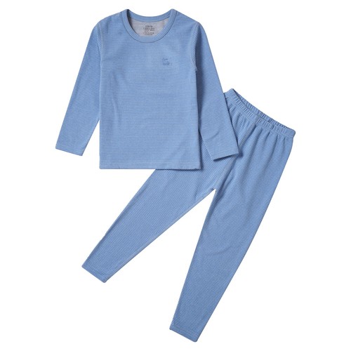 Kids Boys Girl's Shirt With Pants Set Striped Sleepwear Outdoor Causal Pyjama - Picture 5 of 83