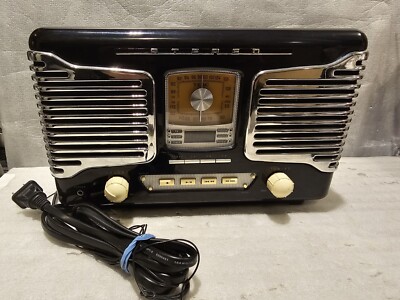TEAC ティアック　ステレオ　レトロラジオ　CD SL-D80 希少品 Vintage Black TEAC SL-D80-B Deluxe AM/FM Stereo Radio CD