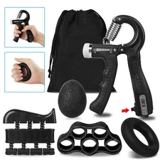 Hand Grip Strengthener Strength Gripper Finger Exerciser Forearm Power Trainer