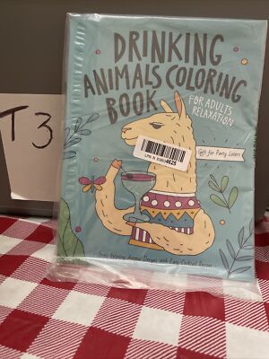 Drinking Animals Coloring Book Animal Designs With Easy Cocktail Recipes Free Sh 9781796828894 Ebay