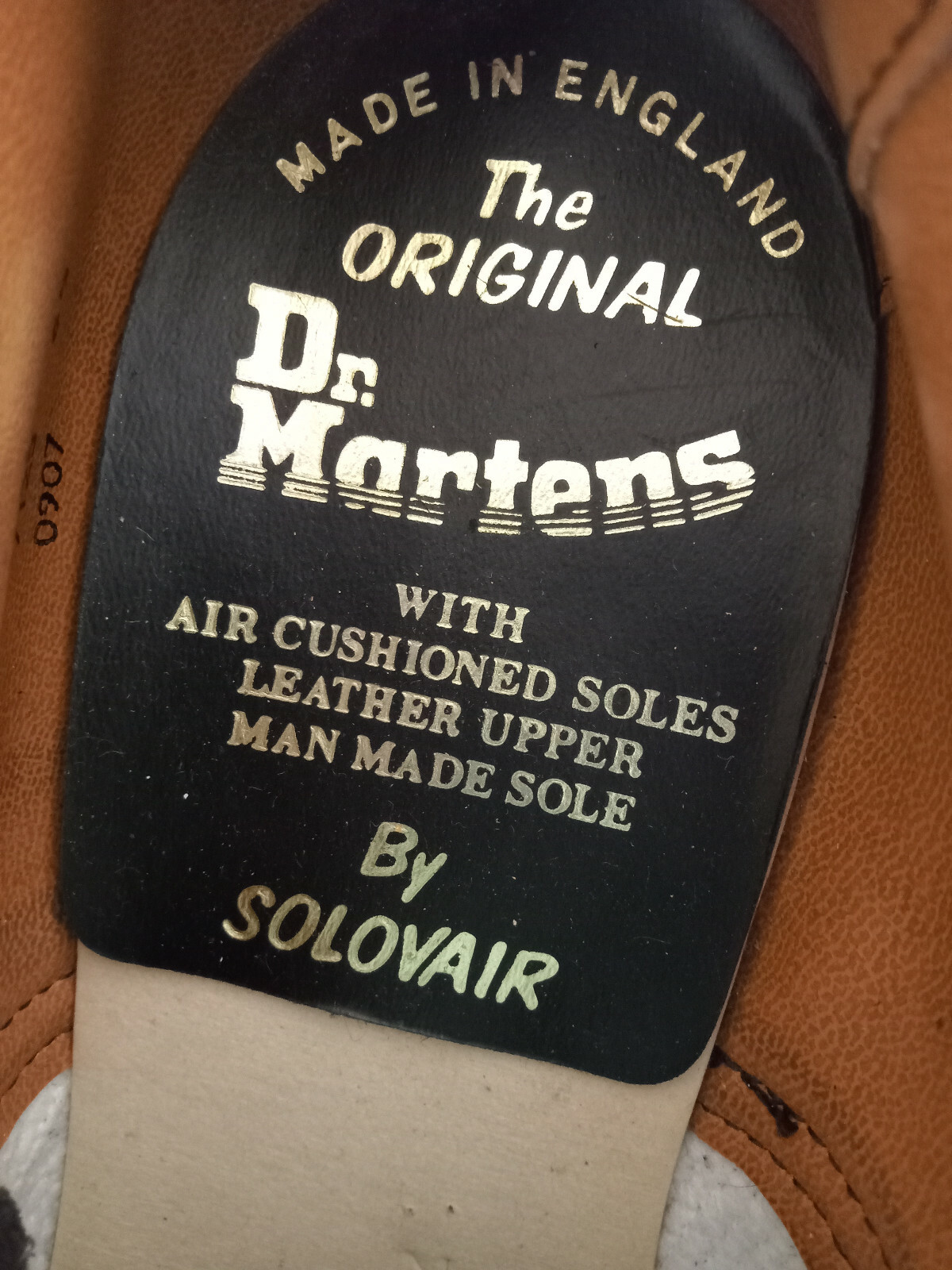 Solovair Dr. Martens Vintage steel toe 