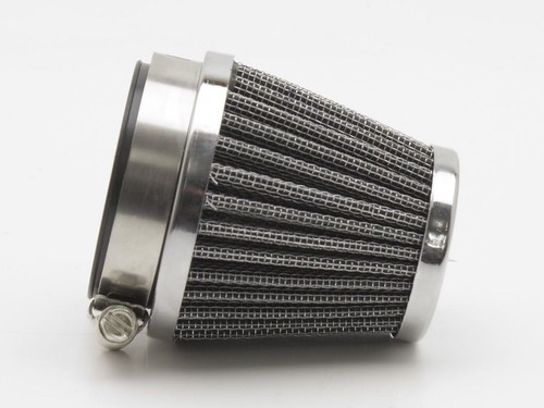 52mm Pod Air Filters x 2 Chrome, Custom Cafe Classic Bobber Chopper Vintage - Picture 3 of 5