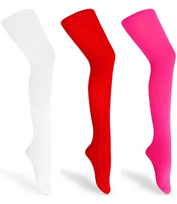 3er Pack Kinder Strumpfhose für Mädchen Microfaser 60 DEN WL-010