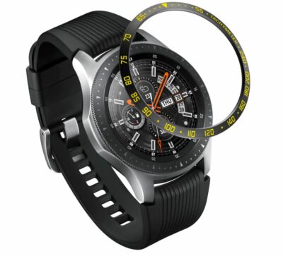 Samsung Galaxy 46mm Gear S3 Frontier Bezel Ring Anti Scratch Cover UK SELLER B/Y | eBay