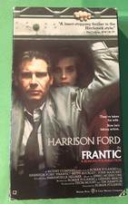 Frantic VHS VCR Video Tape Used Harrison Ford