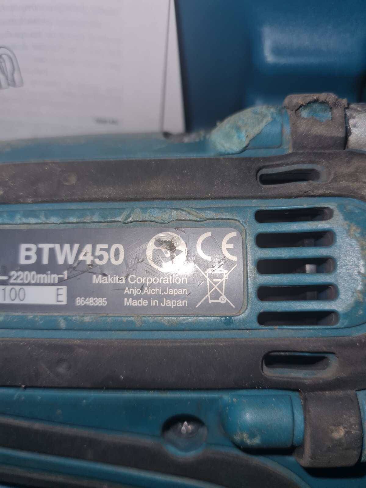 Makita 18v Cordless Impact Wrench. eBay