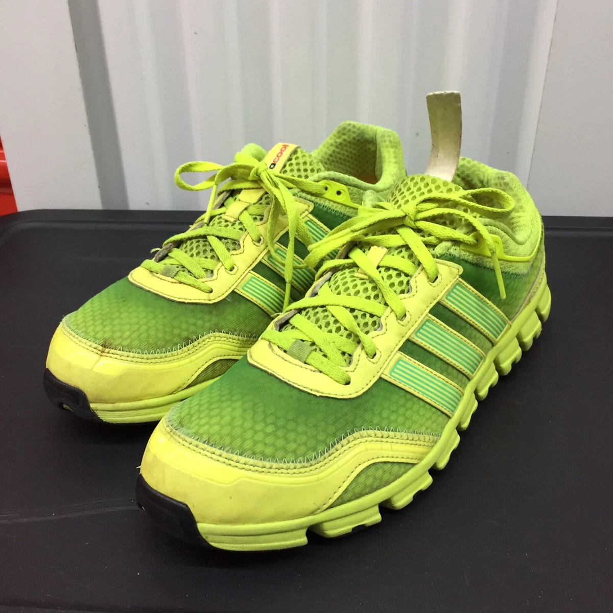 adidas climacool 2 Athletic Shoes Size 10 Us Neon Green Lace Up eBay