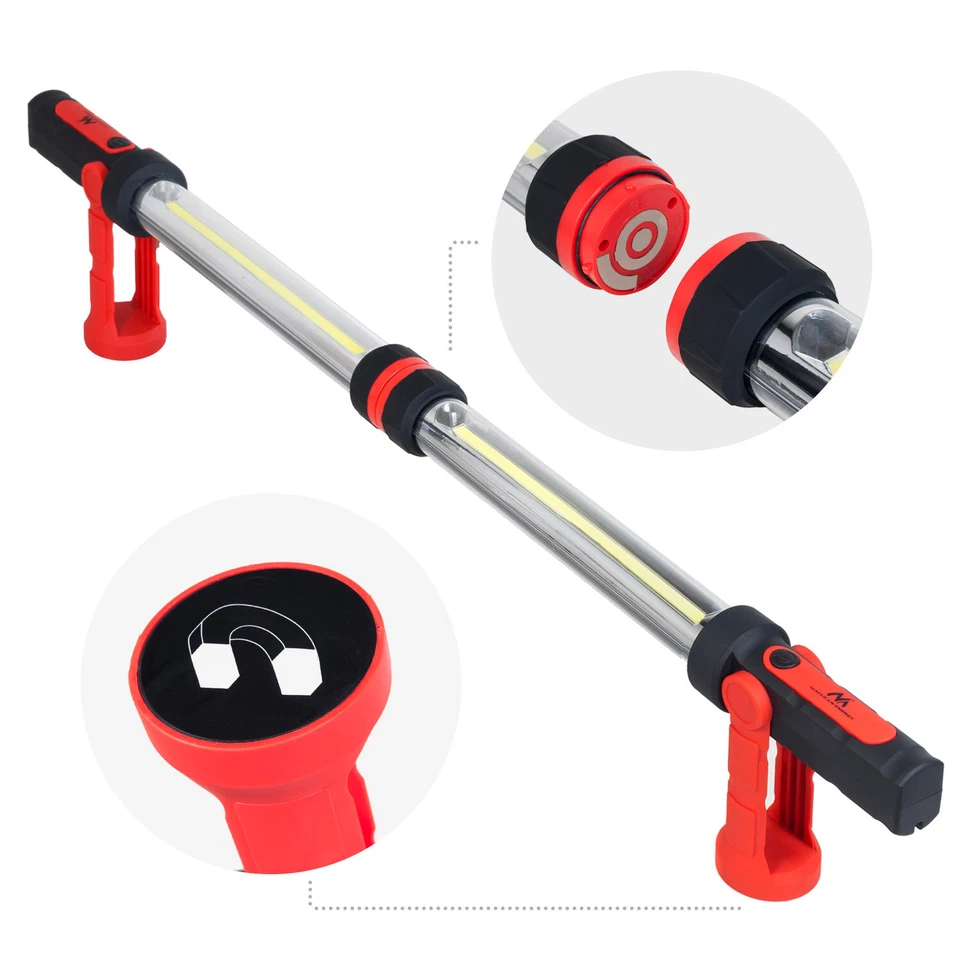 XXL Werkstattlampe Arbeitslampe Stableuchte Handlampe LED Dual-Set 1200 Lumen - Bild 2 von 4