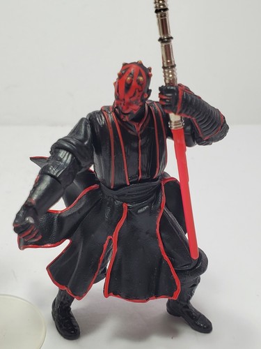 2002 Hasbro Star Wars The Phantom Menace Darth Maul Sith Training Figure b4 - Picture 2 of 3