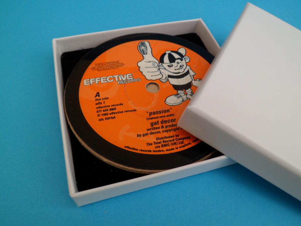 *NEW* Vinyl Record DRINKS COASTERS . Actual Singles . Music Themed Gift (LIST 1) - Picture 267 of 985