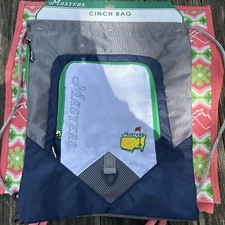 New  Masters/ Augusta National Golf Club Grey Cinch Bag