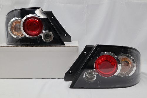 Luces traseras transparentes/negras para 2004-2005-2006-Mitsubishi Lancer ES OZ Rally LS - Imagen 2 de 5
