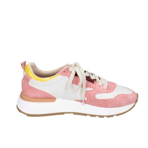 Chaussures femmes MOMA 37 EU baskets rose cuir blanc daim BC795-37 - Photo 3 sur 5