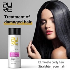 Brazilian Keratin 8 Repair Damaged Dry Frizzy Hair Straightening Treatment