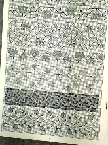 RARE The Sampler Company's Book Alphabets Motifs & Borders by Brenda Keyes TRS - Picture 12 of 15