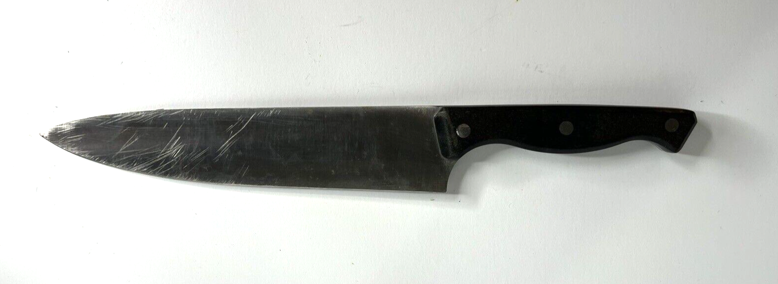 2 Pampered Chef Self Sharpening Knives Storage W/ 8" Knife Vintage Hen