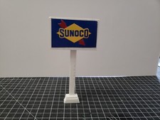 1:24 / 1:25 Scale Diorama SUNOCO Gas Station Sign