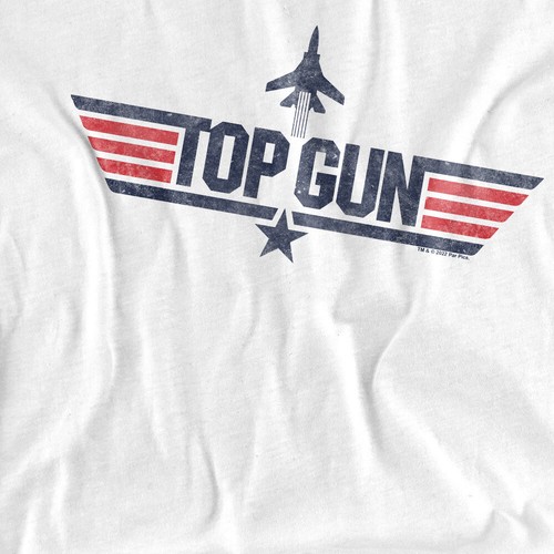 Paramount, Top Gun Logo , White, S S Women'S Tee, White - Picture 5 of 5