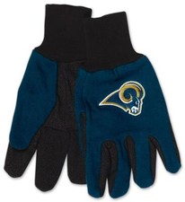 Los Angeles Rams NFL Navy Blue Team Logo Licensed Sport Utility Gloves-New