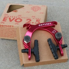 ODYSSEY BMX EVO 2.5 BICYCLE U-BRAKE RED EVOLVER PRIMO SUNDAY COLONY