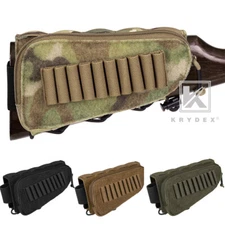 KRYDEX Rifle Buttstock Stock Pack Cheek Rest Pad Shell Magazine Ammo Stock Pouch