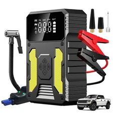 6-in-1 3000A Jump Starter with Air Compressor, 12V Portable Car Battery Boost...