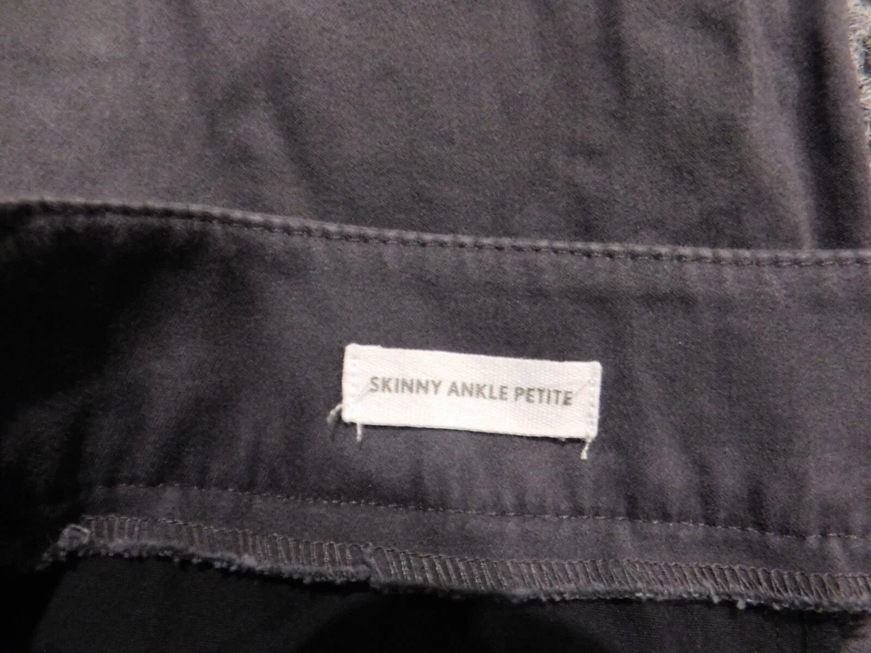 Ann Taylor Loft Mujer Pantalones 10P Petites Azul Salida Tobillo Ajustado Foto 3 de 4