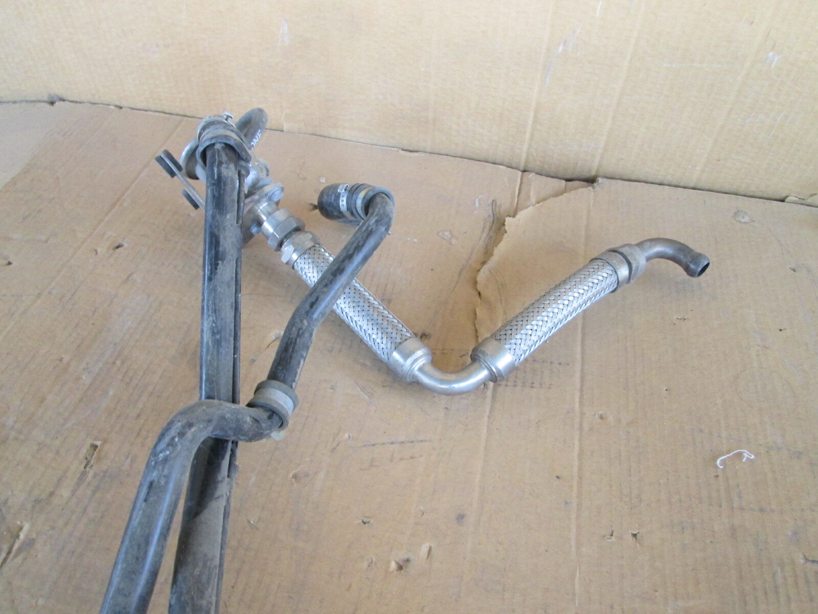 Ferrari 360 Spider -  Air Injection Line Connection Pipe Complete  P/N 183730 