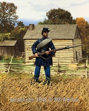 W.Britain 31348 Federal in Frockcoat Standing Defending, No.2 Britains