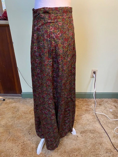 Vtg 90s Putumayo Womens Multicolor Rayon Elastic Waist Pull On Maxi Skirt Size M - Image 4 of 4