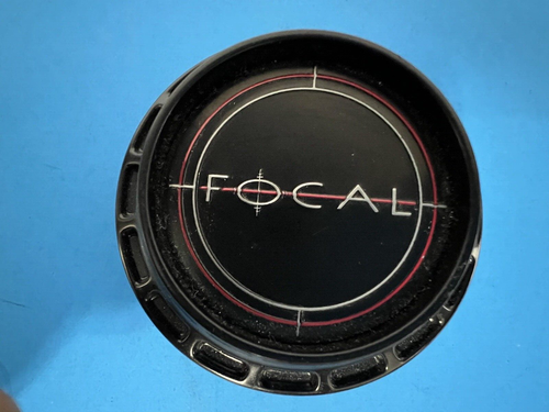 FOCAL CUSTOM WHEELS RIM GENUINE OEM SATIN BLACK CENTER CAP 89-9001-CAP LG1208-25 - Picture 5 of 10