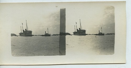 Italie Venise? SMY Hohenzollern II? Yacht impérial ancienne photo stereo 1900 - Picture 3 of 3