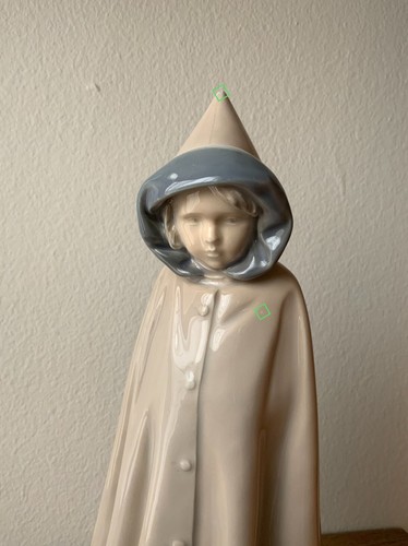 RARE B&G Bing & Grondahl Girl in Cloak Figurine 1705 IPI 1stQ Excellent c1909-14 - Picture 12 of 12