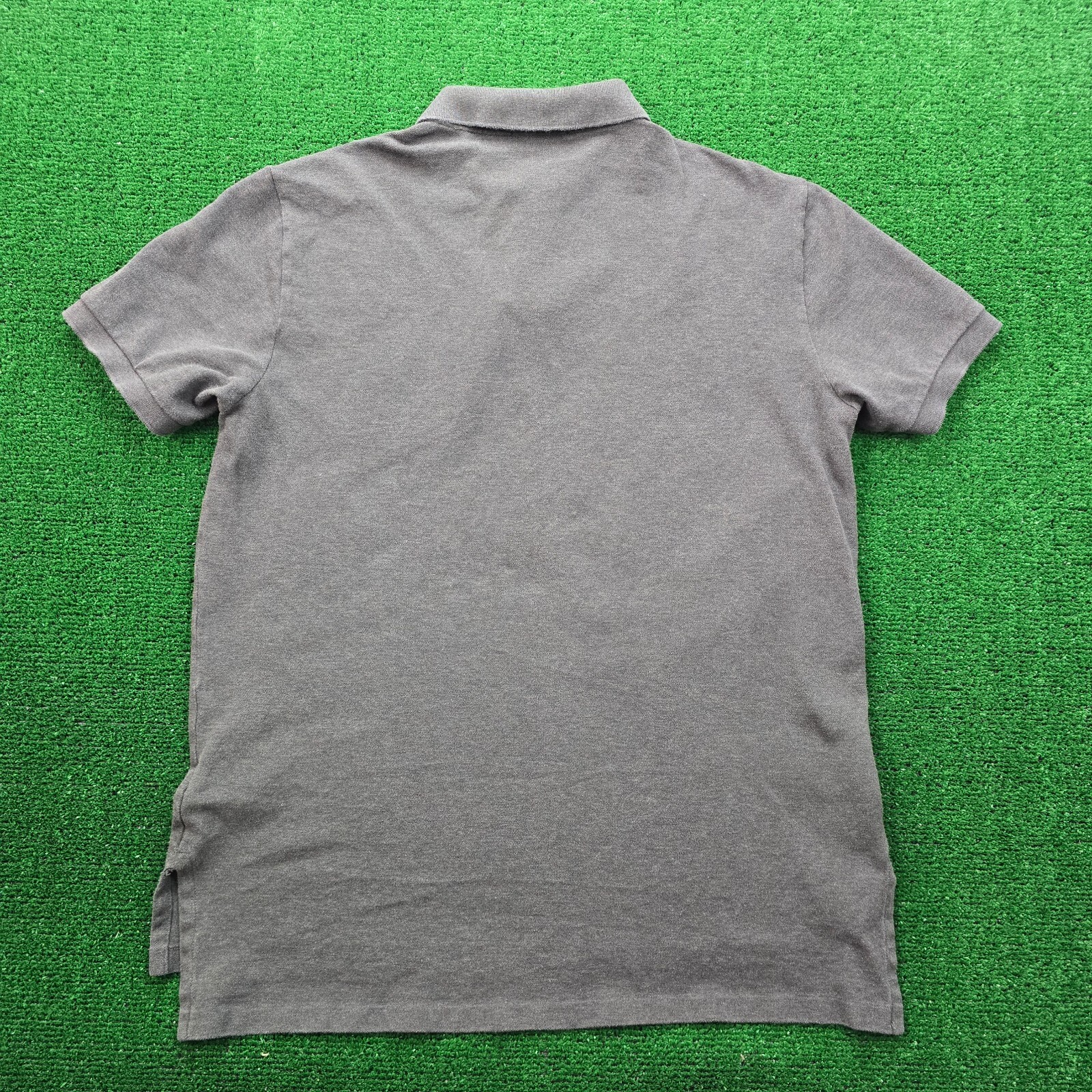 Polo Ralph Lauren Polo Shirt Men Large Gray Short Sleeve Preppy Golf Casual thumbnail 9