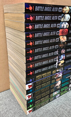 Battle Angel Alita Vol. 1-9 & Last Order Vol. 1-5 Manga Lot Yukito