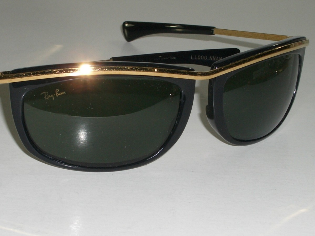 1980's BAUSCH & LOMB RAY-BAN U.S.A L1000 BLK/GEP SPORT