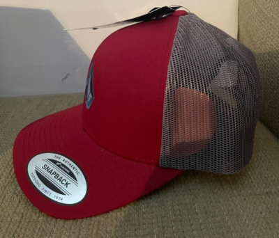 VOLCOM STONE BURGUNDY SNAPBACK CAP HAT *NEW* | eBay