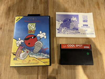 Cool Spot Sur Sega Master System, Jeu Complet, Très Bon état