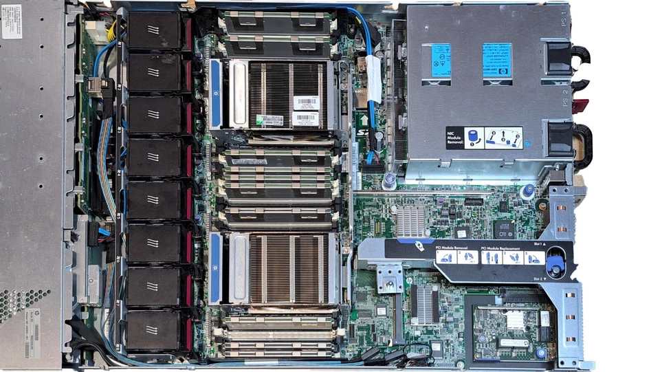 HP ProLiant DL360 Gen8 + TWO E5-2603 1.80 GHz 40GB RAM +NO HDD - Image 3 of 3