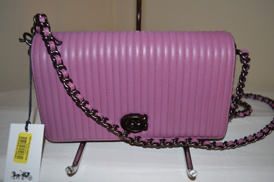 NWT $450 COACH 22729 QUILTED 1941 DINKY CROSSBODY BAG LEATHER