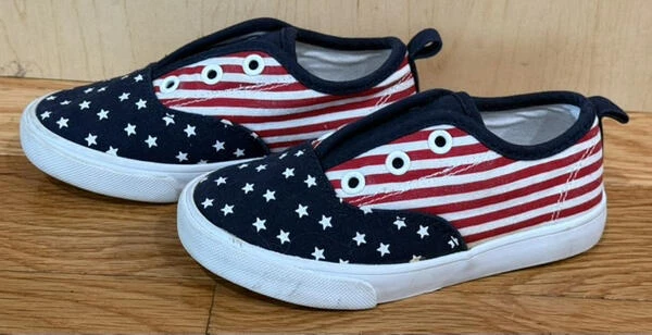 Tenis Gymboree 2017 Star Spangled Days Flag para niños pequeños talla 9 Foto 2 de 4