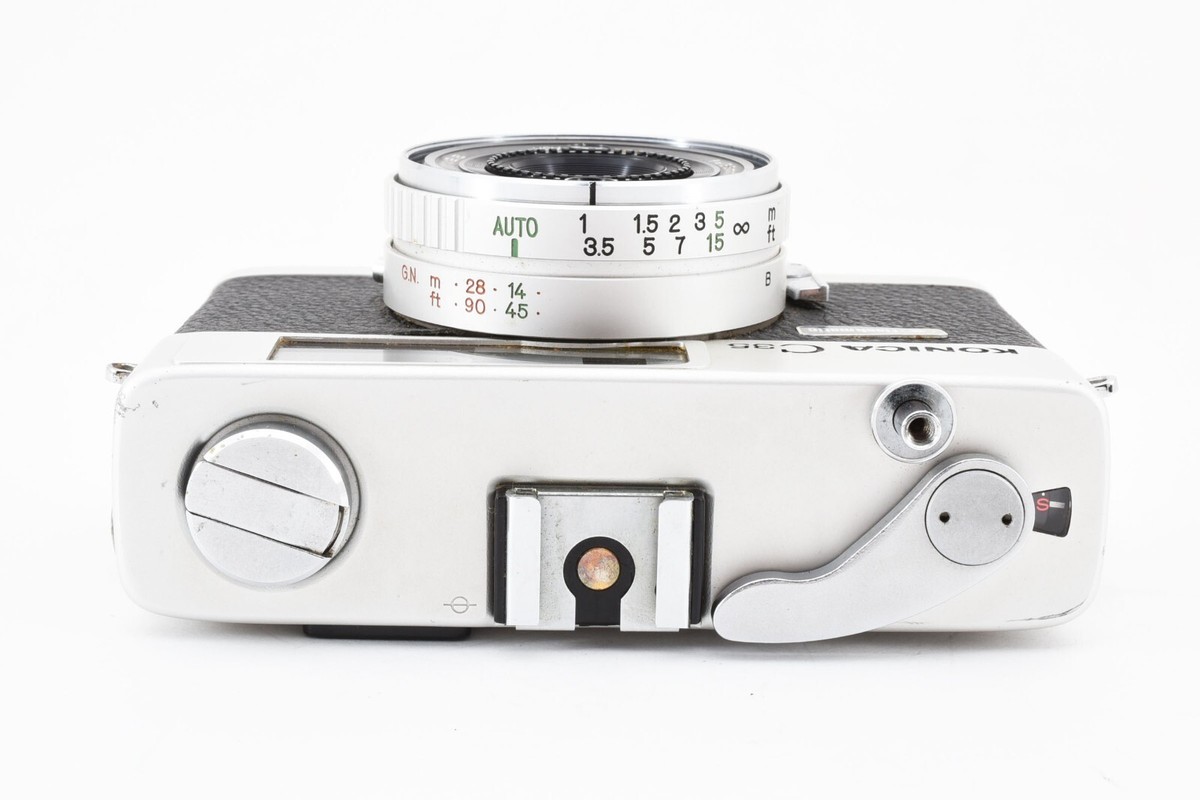 CLAd]Konica C35 Flash Matic Silver 35mm Film Camera [Exc++]