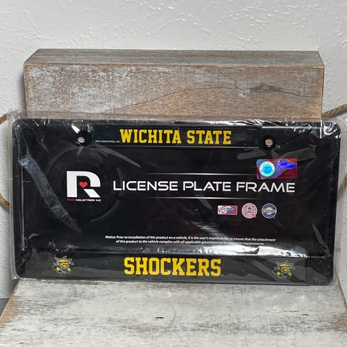 Rico Industries Cornice Porta Targa Auto NCAA - Alabama Crimson Tide - Colore Nero - 12x6 Pollici - Ufficiale Licenza - 3