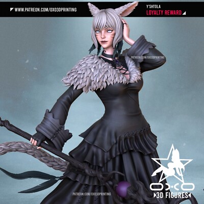 OXO3D Yshtola resin figure 178mm 1/10 scale DIY kit unpainted